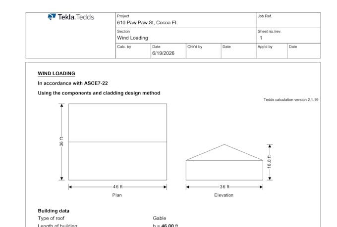 do wind and seismic load calculations